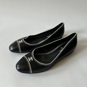 Chanel Black and White Women's Shoes